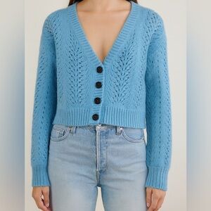 NAADAM Cashmere Cropped Cardigan - NWT